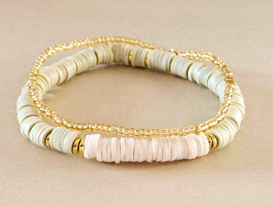 Stacking Bracelets Minty Stack