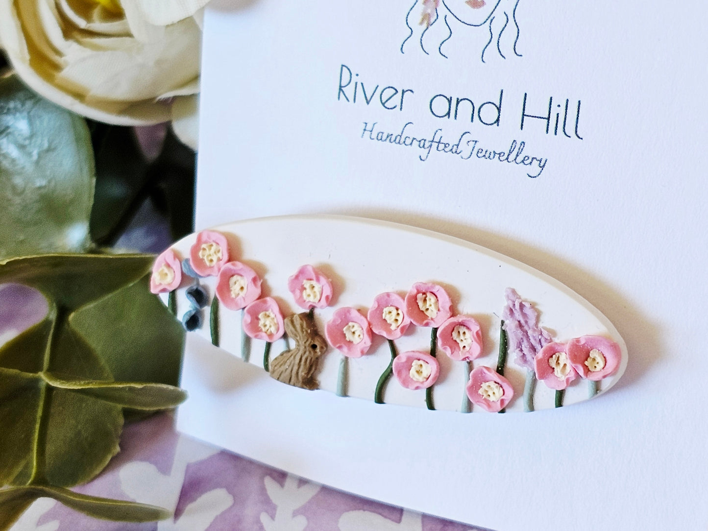 Meadow Bunny Hairclip