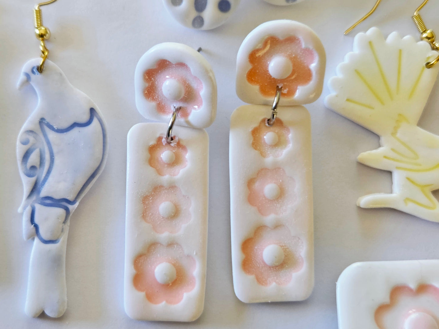 Porcelain Blossom Earrings