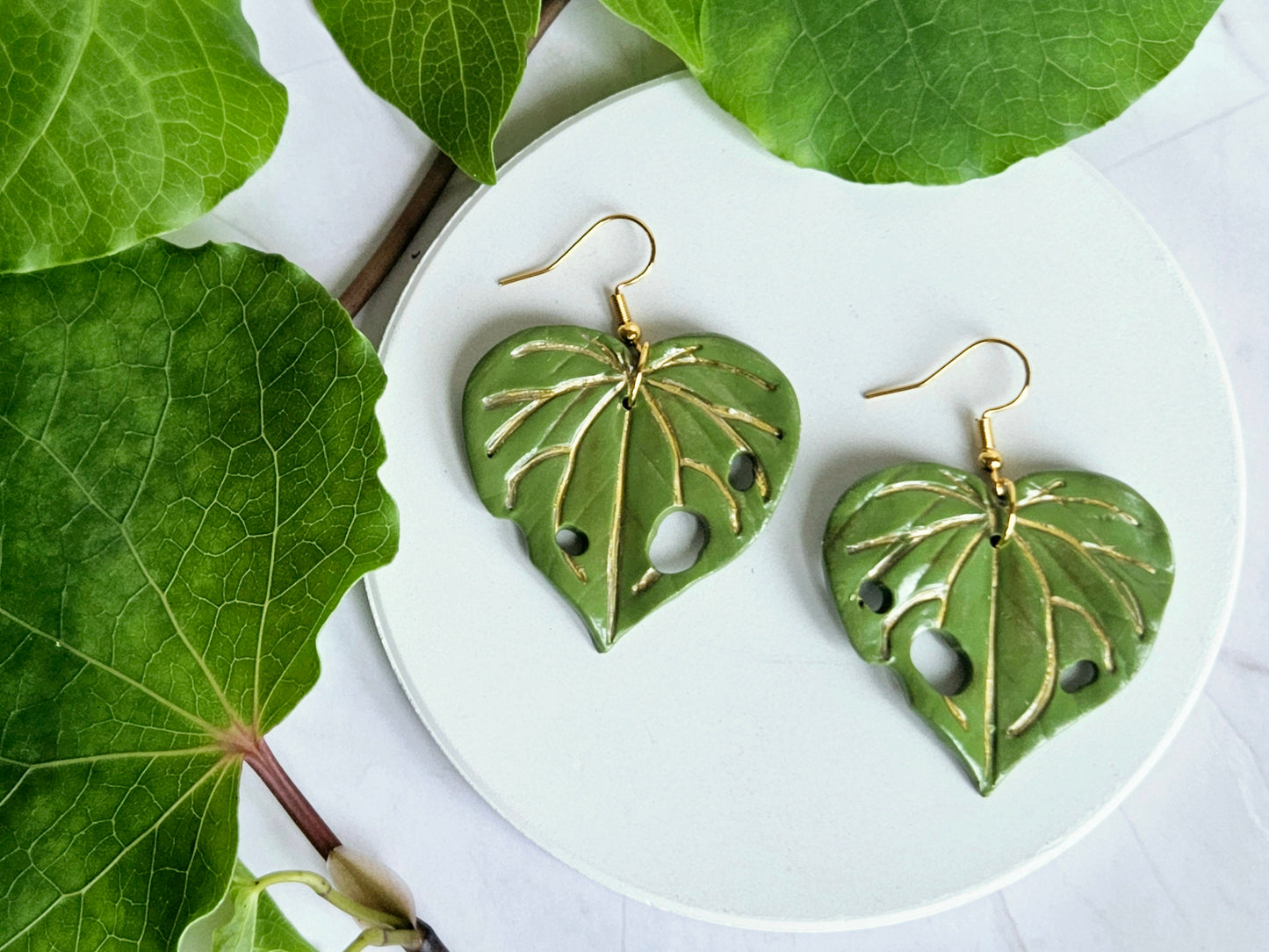 Kawakawa Gold Earrings Large