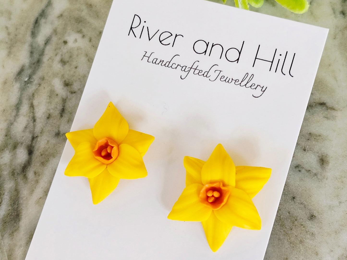 Daffodil Large Stud Earrings