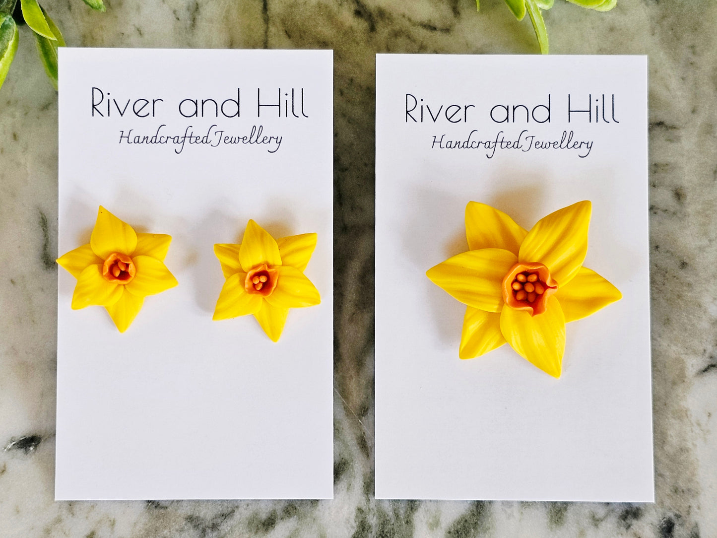 Daffodil Large Brooch