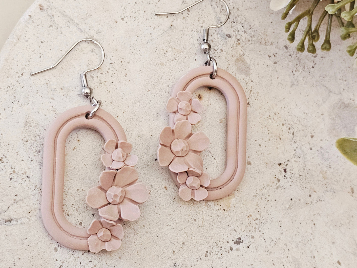 Daily Colour Almond Floral Earrings