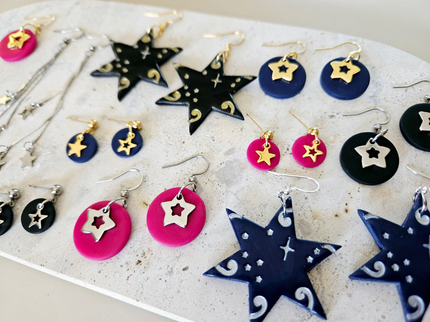 Matariki Dangle Star Earrings