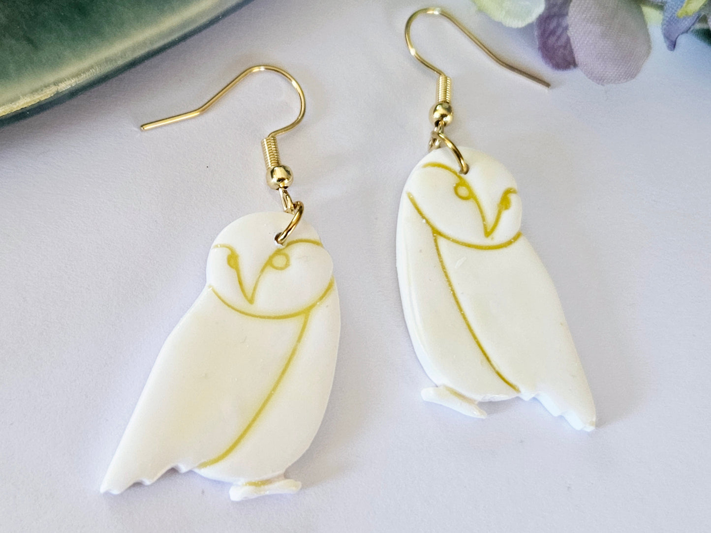 Porcelain Ruru Earrings