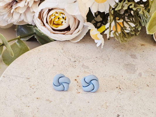 Daily Colour Powder Blue Studs
