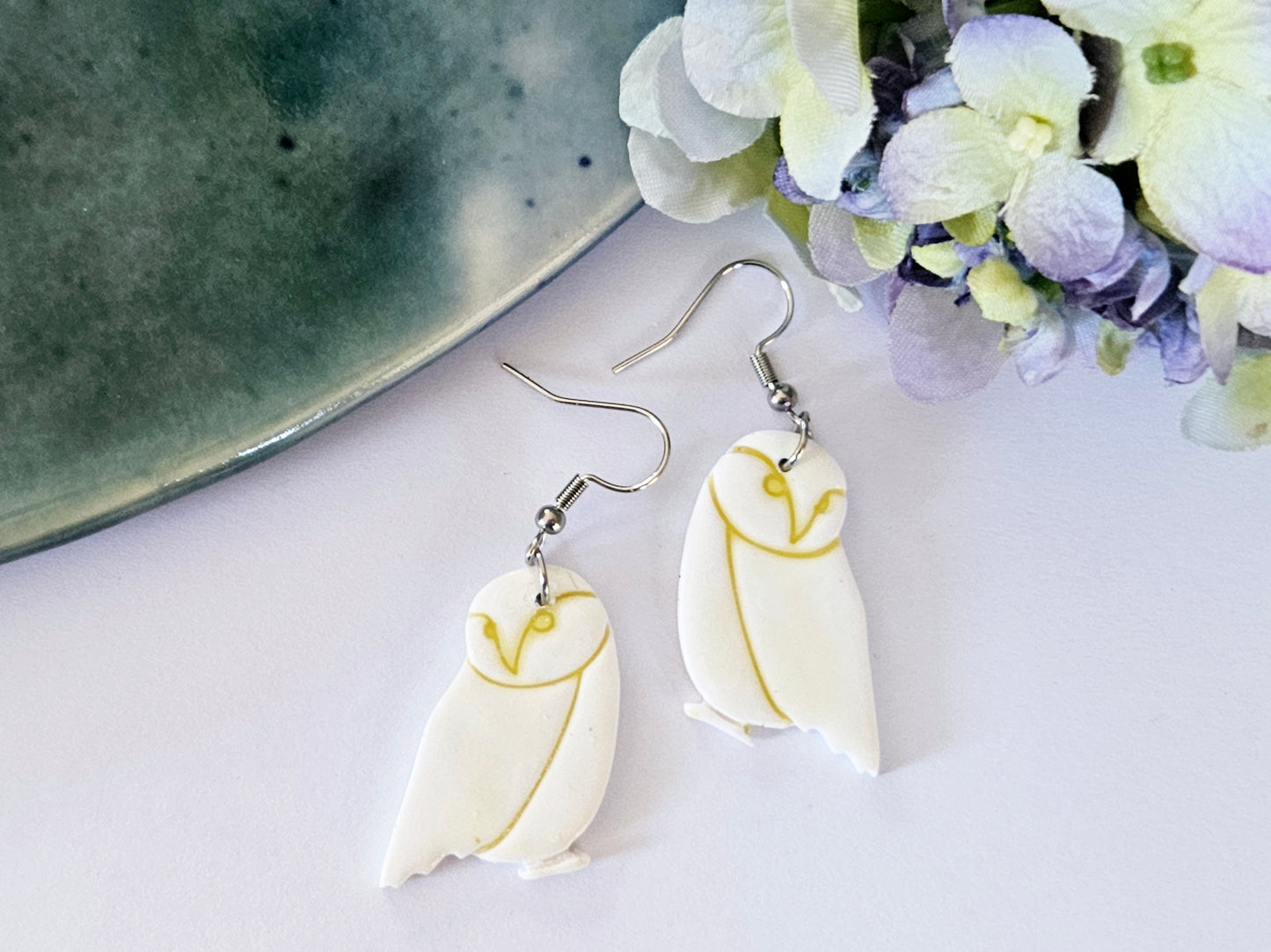 Porcelain Ruru Earrings
