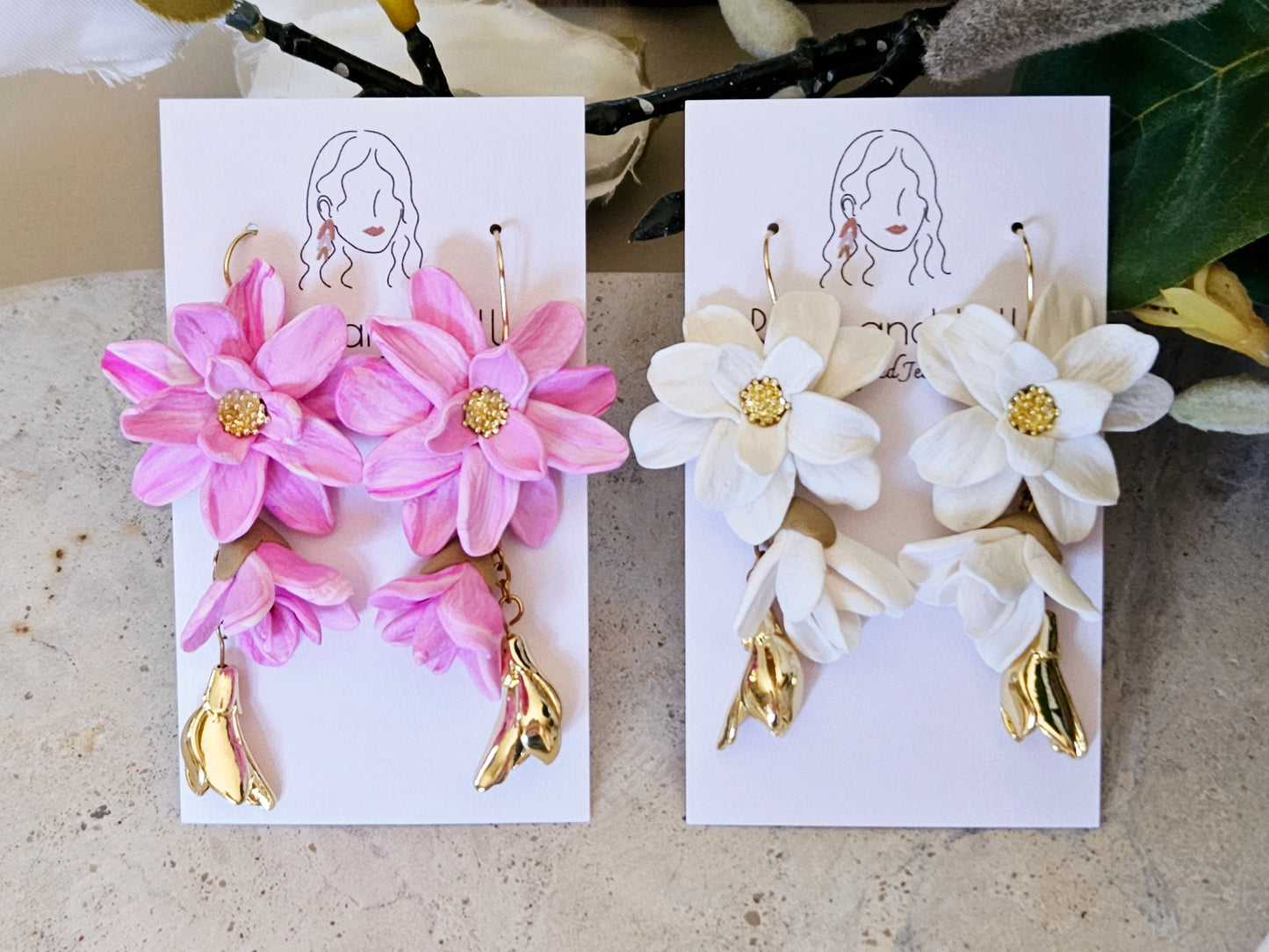 Magnolia Dangle Earrings