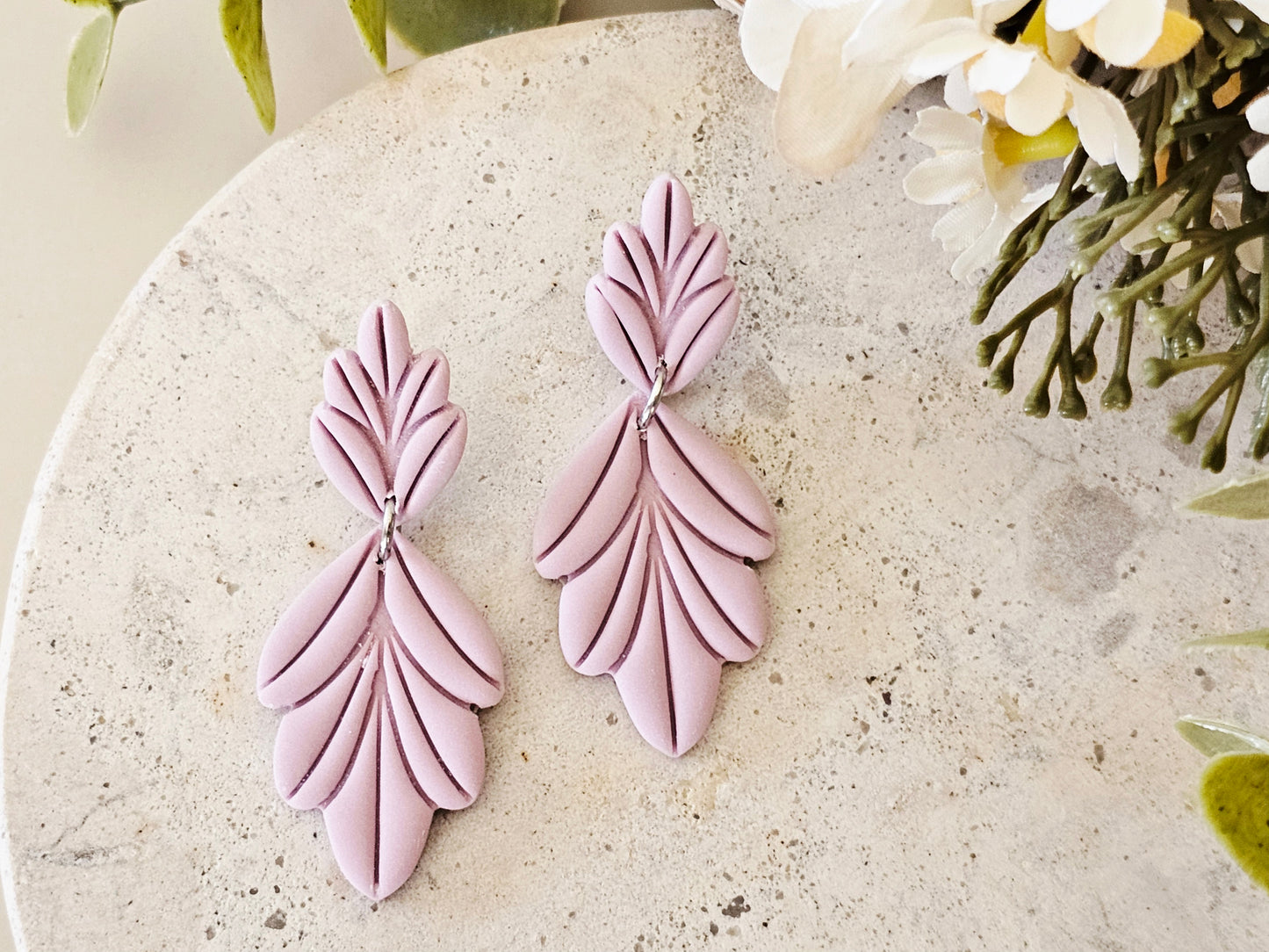 Daily Colour Lavender Arch Earrings