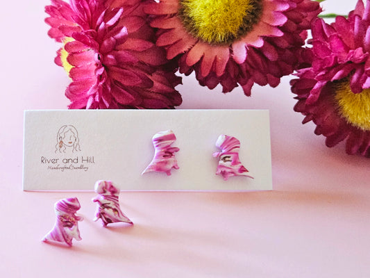 Girls T Rex Studs