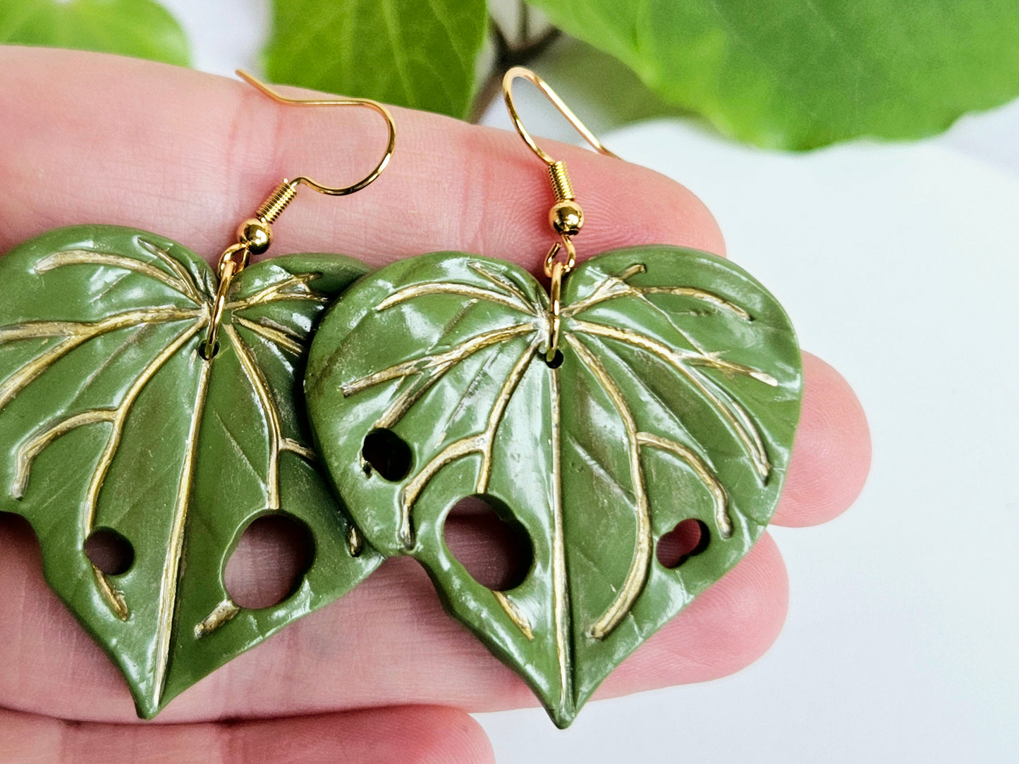 Kawakawa Gold Earrings Large