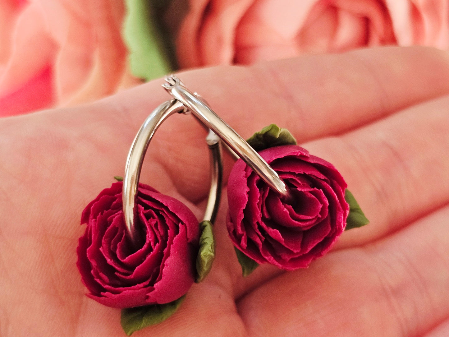 Peonies Wine Hoops