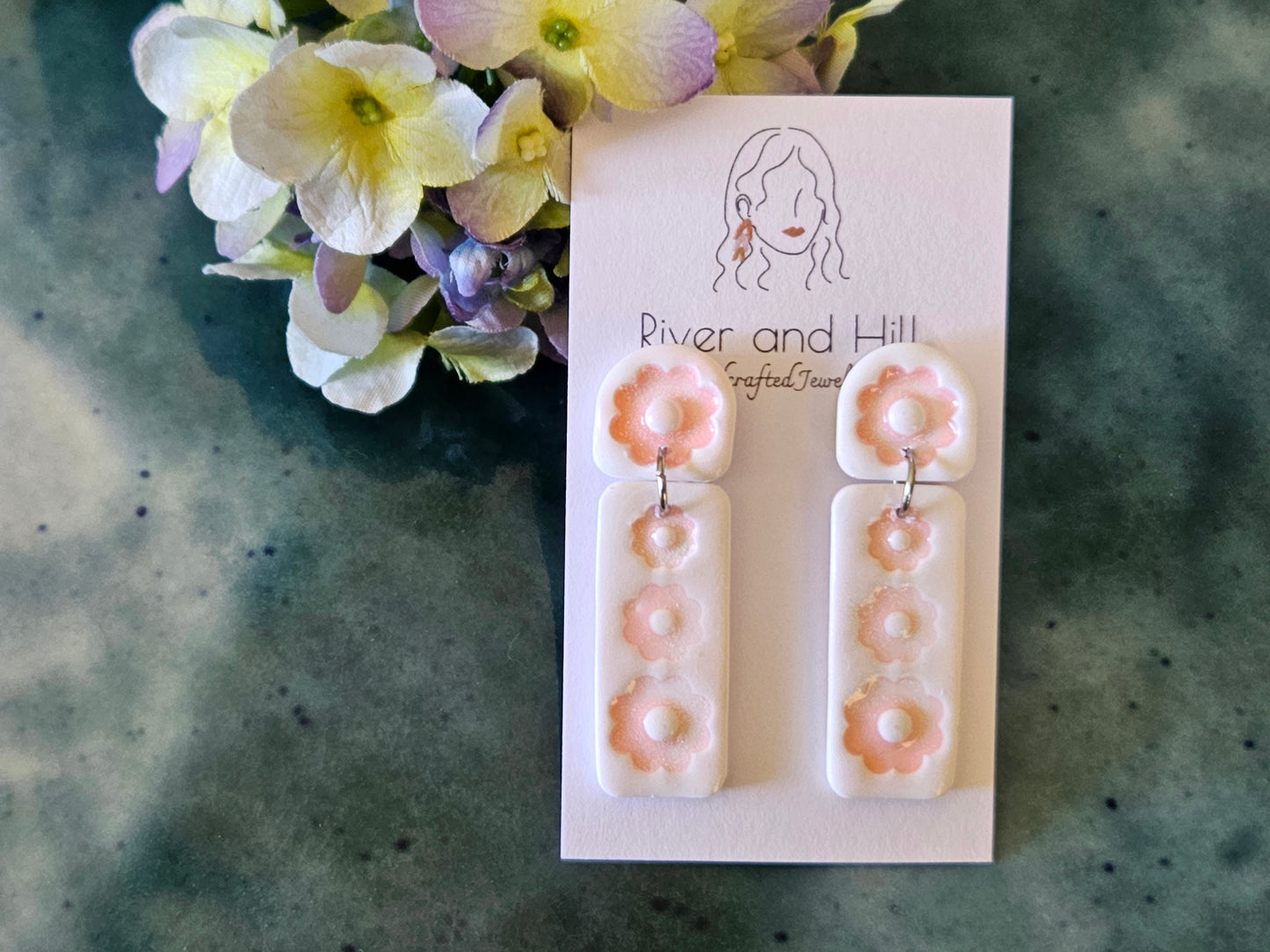 Porcelain Blossom Earrings