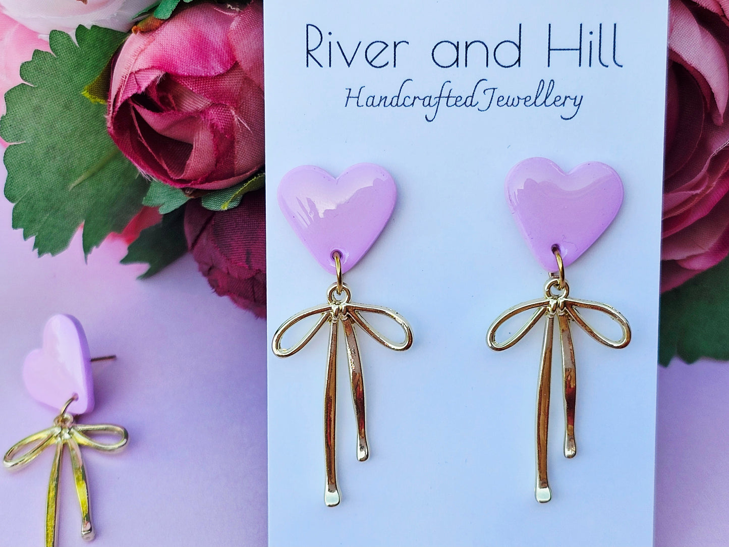 Hearts Collection Hearts and Bows Pink