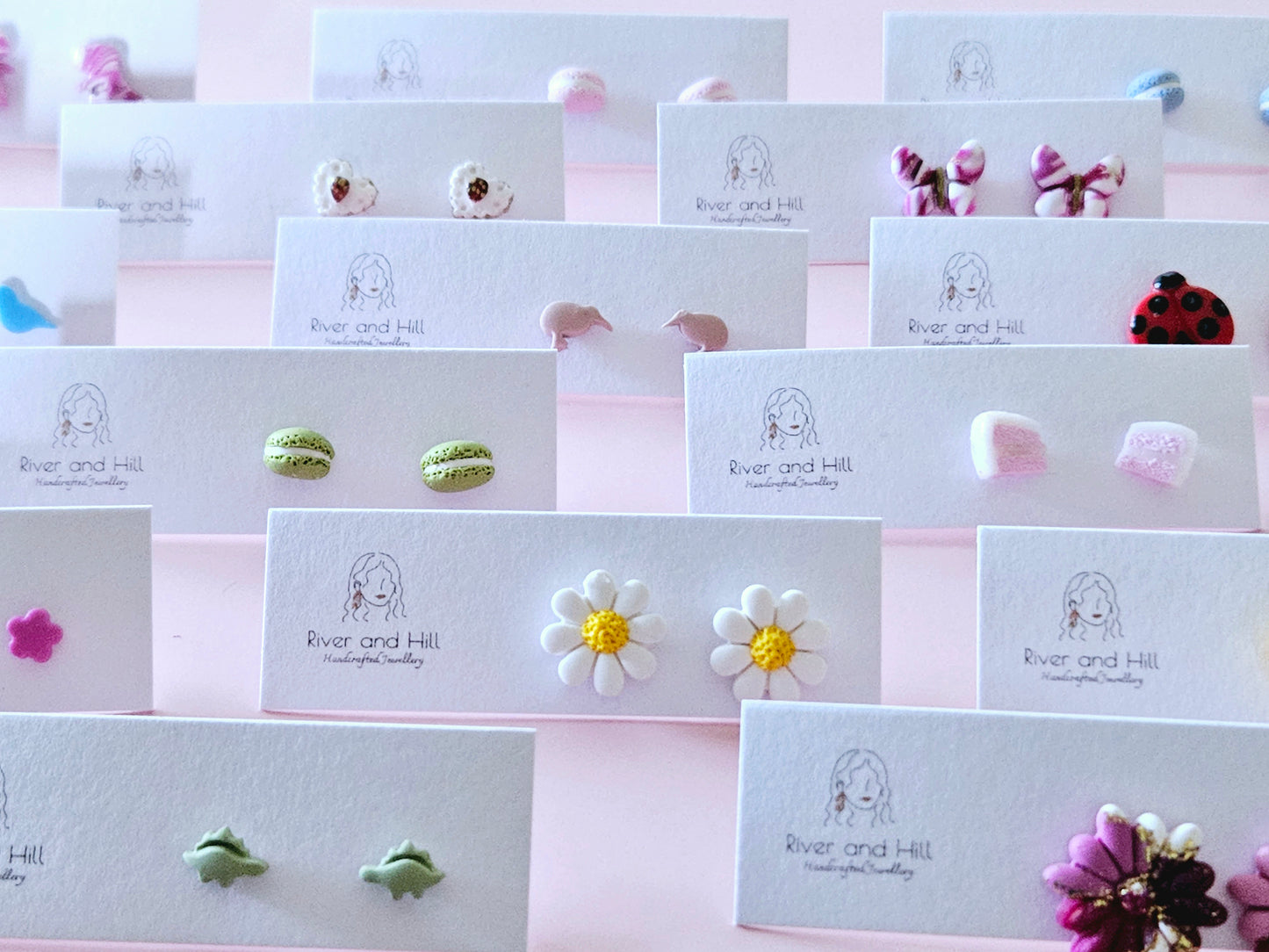 Girls Butterfly Studs