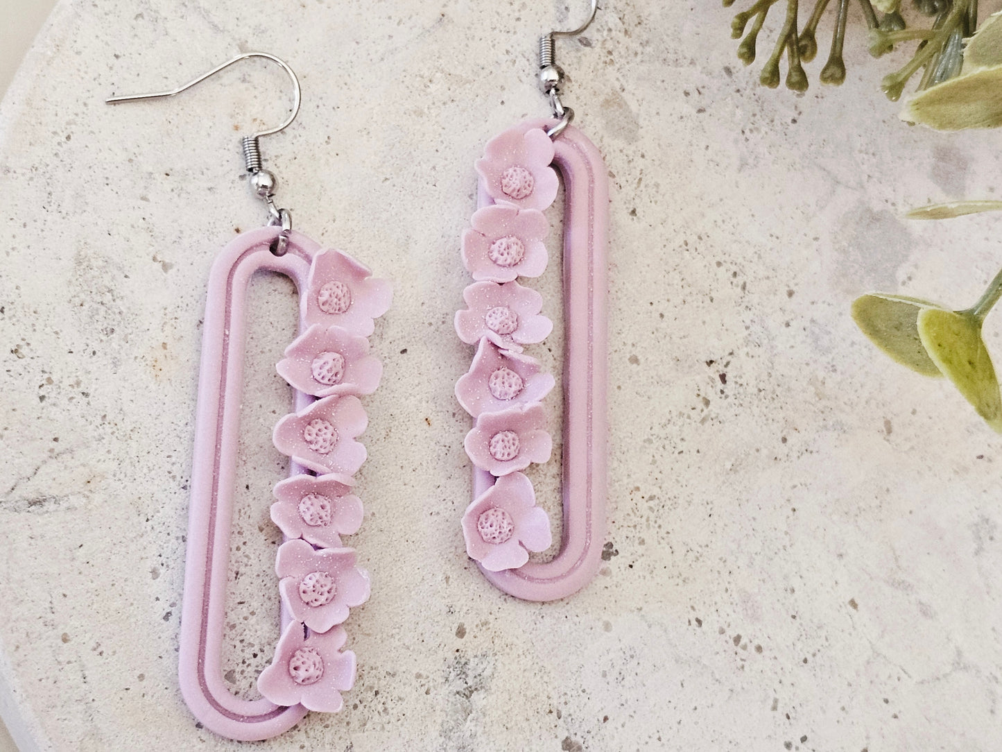 Daily Colour Lavender Floral Earrings
