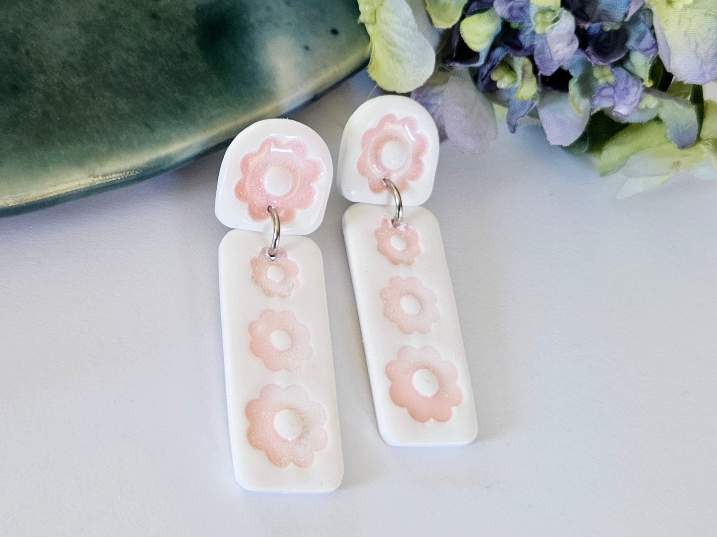Porcelain Blossom Earrings