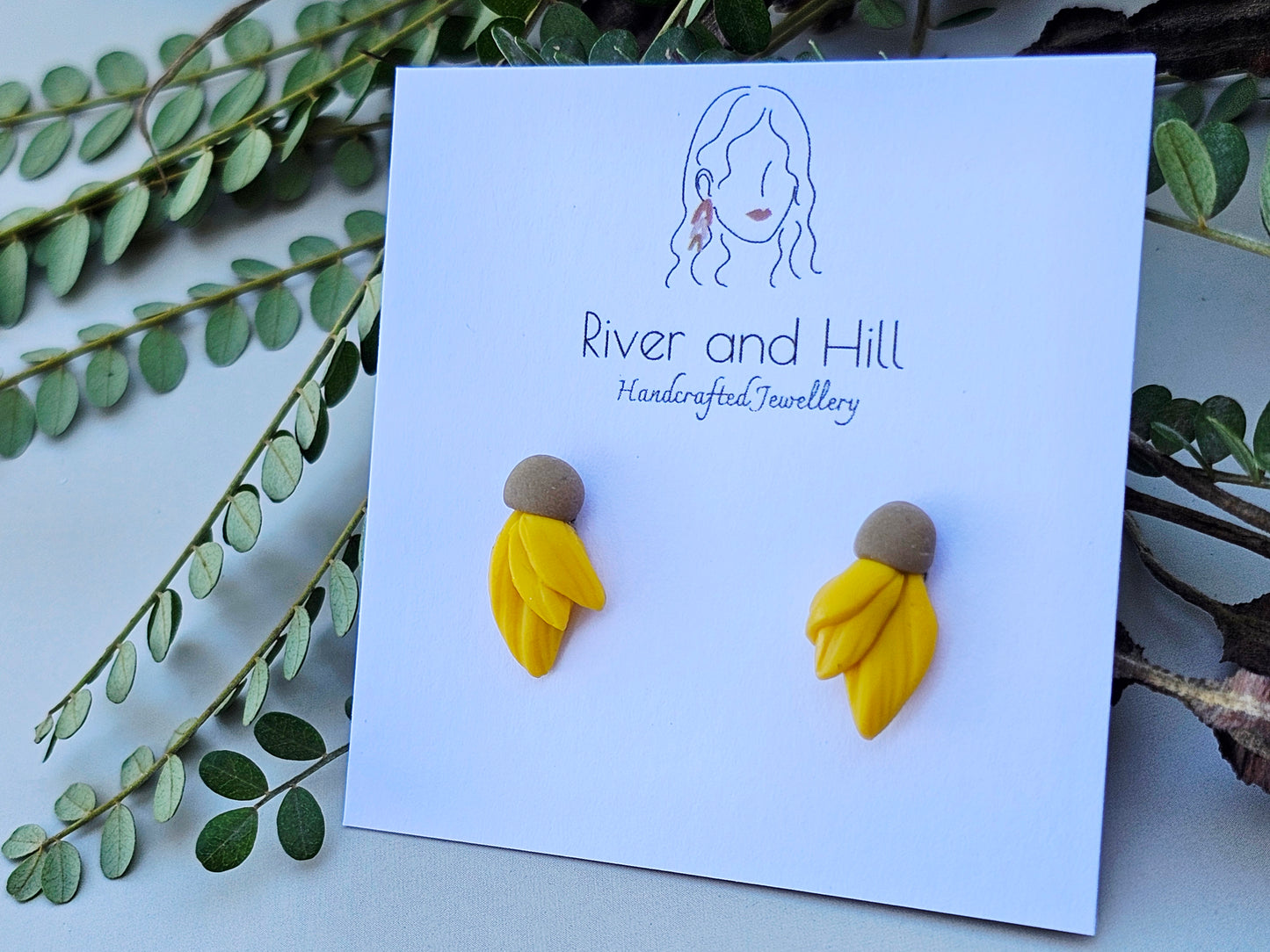 Kowhai Stud Earrings