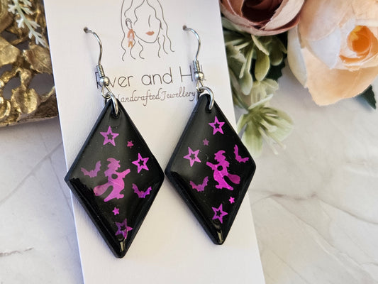 Halloween Witch Earrings