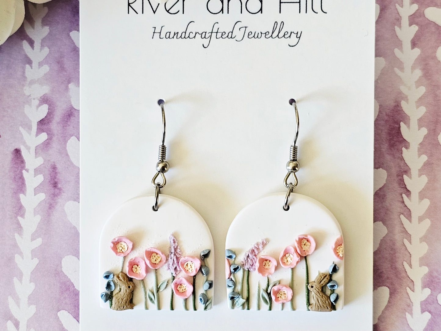 Meadow Bunny Arch Earrings