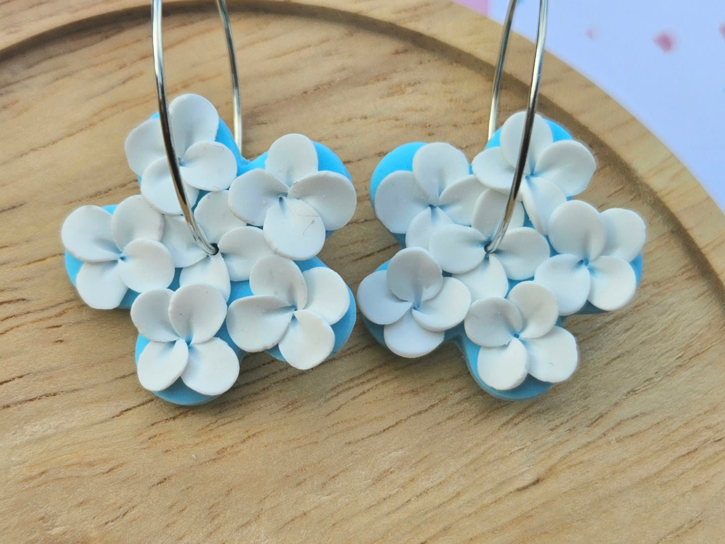 Cotton Candy Fields Green Earrings