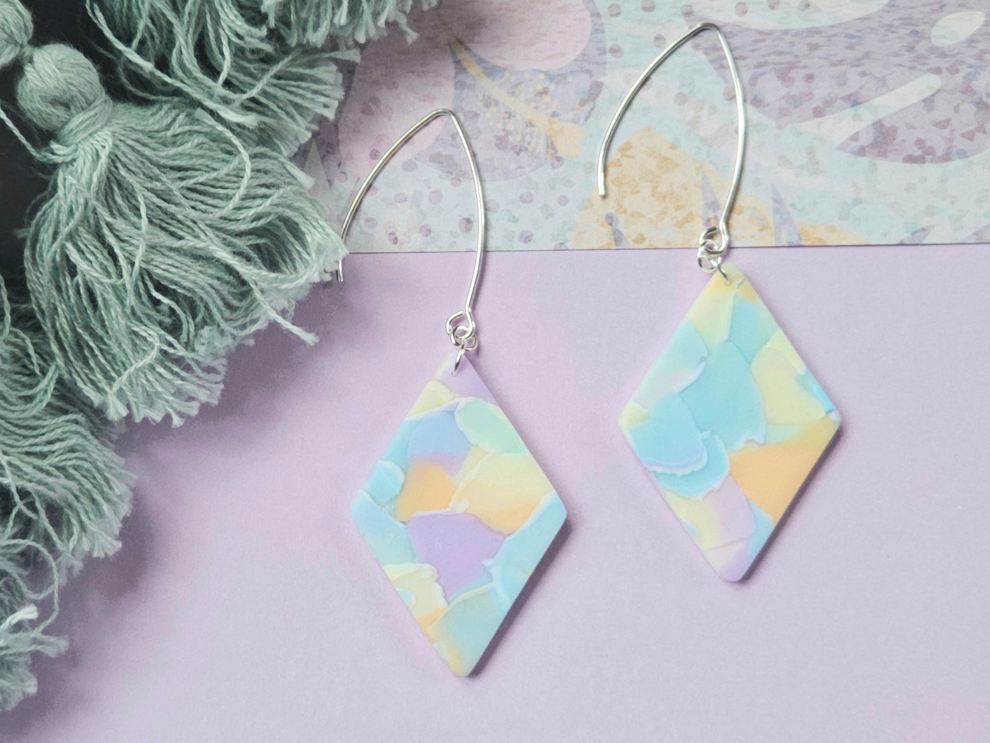 Watercolour Diamond Earrings