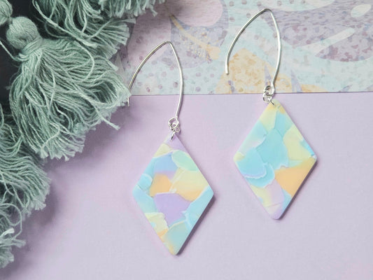 Watercolour Diamond Earrings