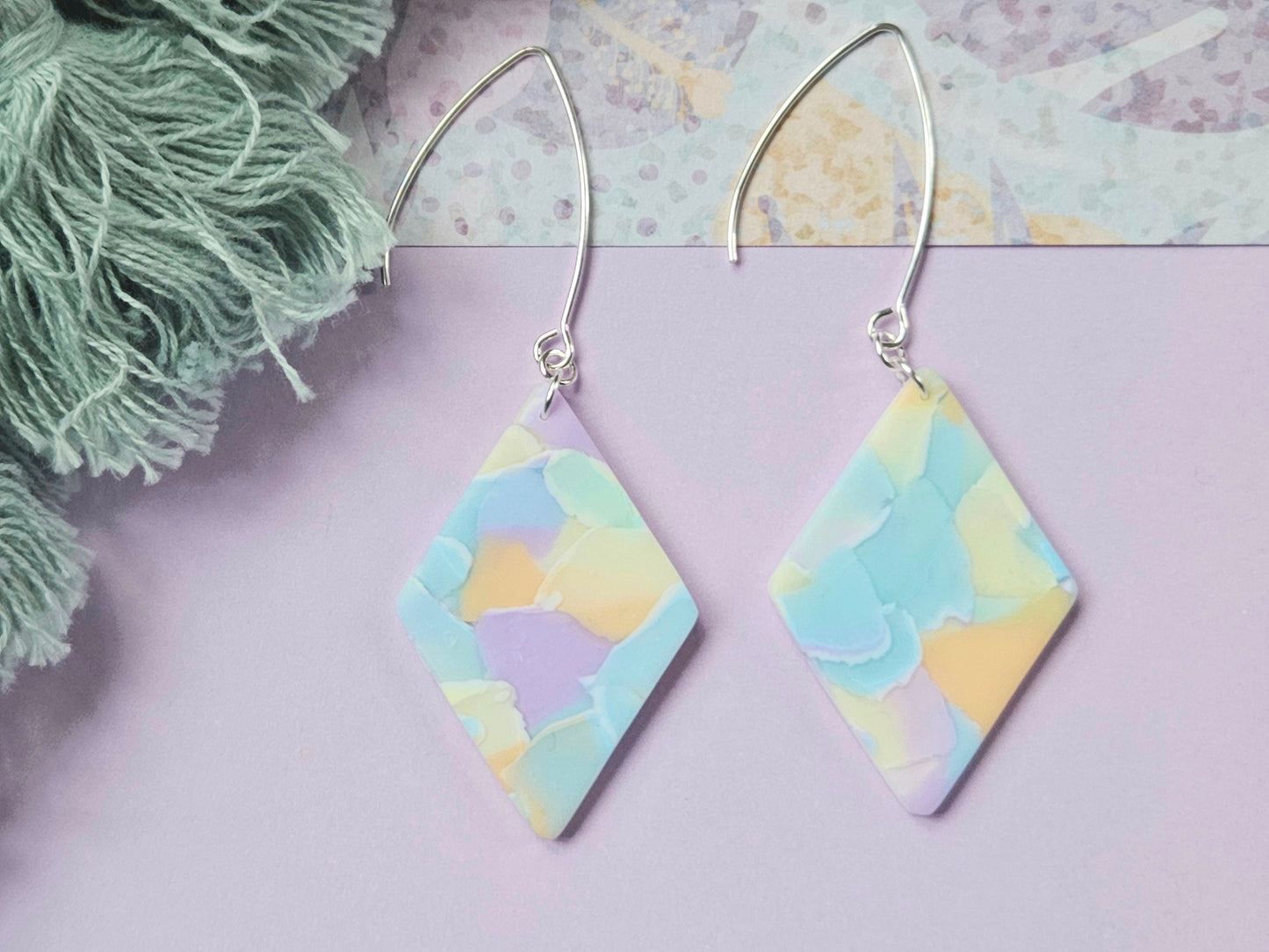 Watercolour Diamond Earrings