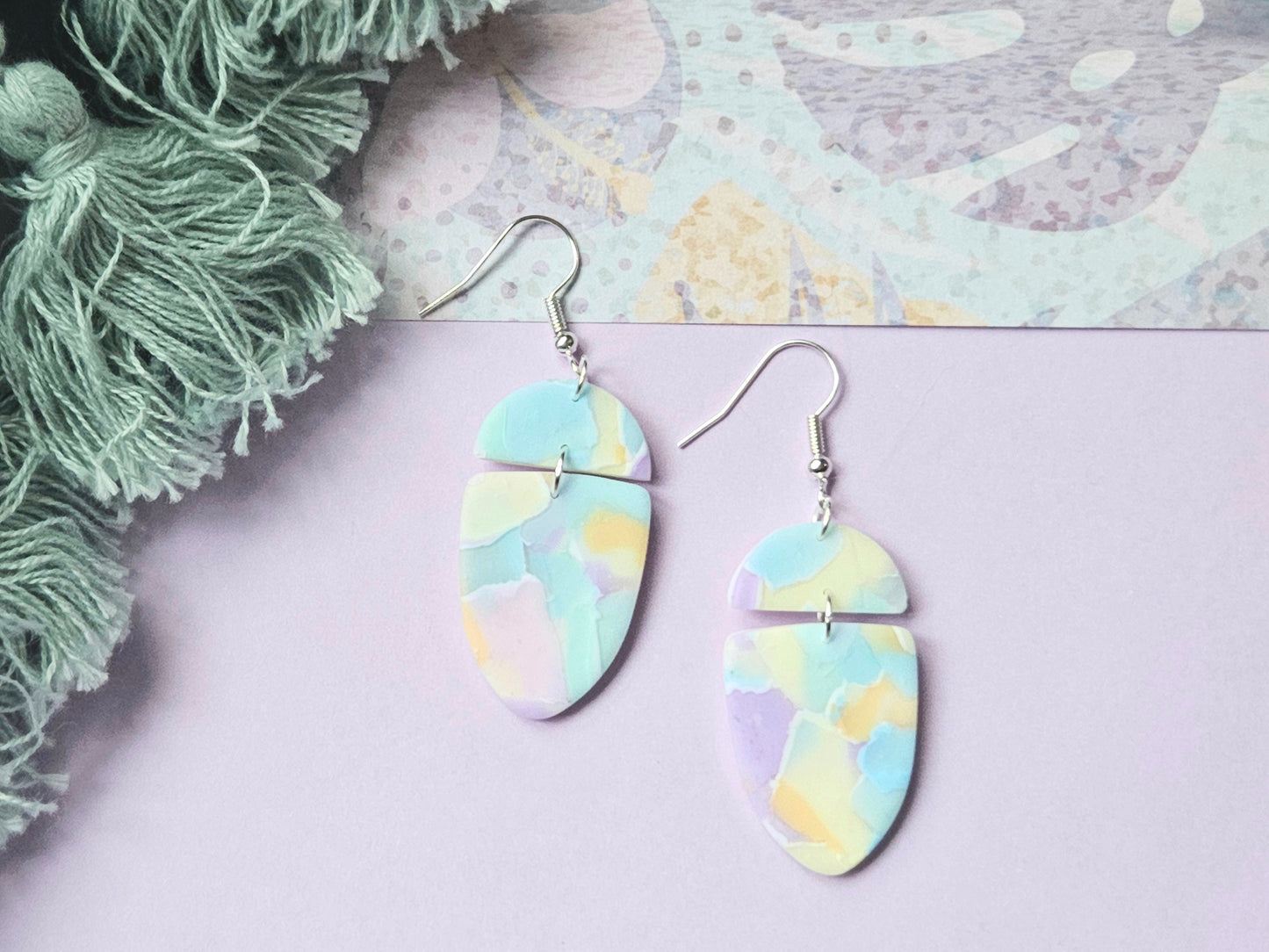 Watercolour Statement Earrings