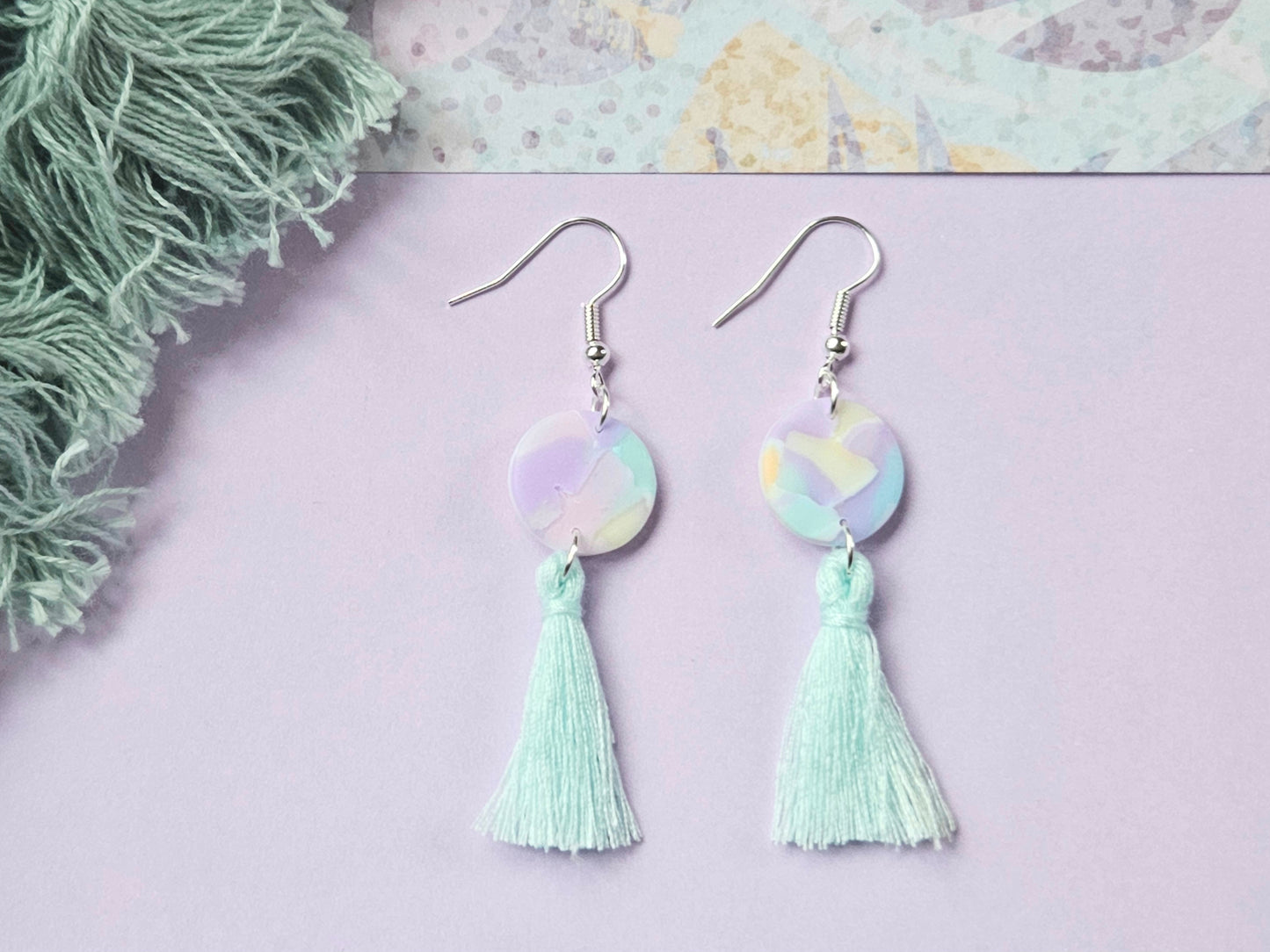 Watercolour Tassel Earrings