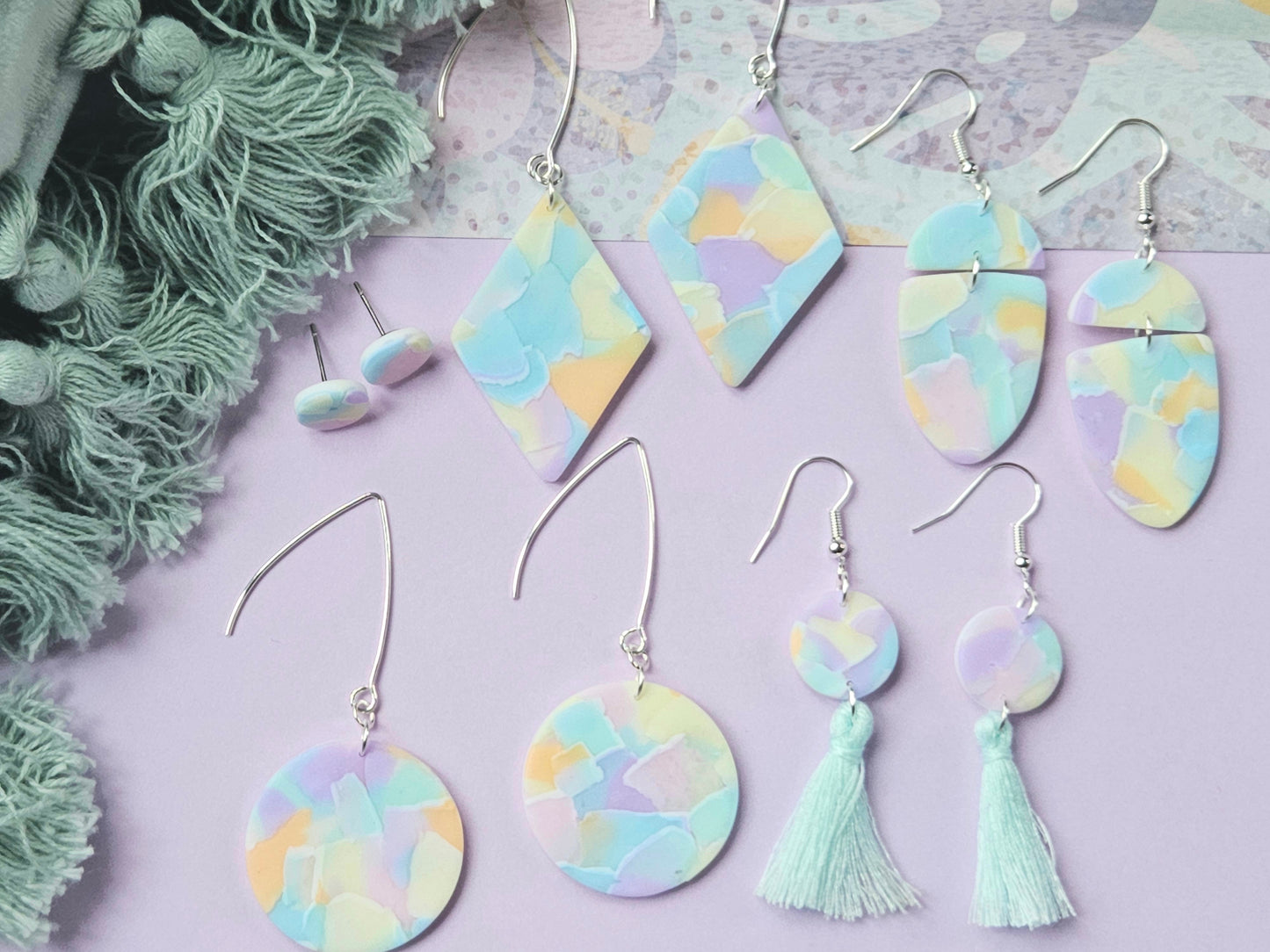 Watercolour Tassel Earrings