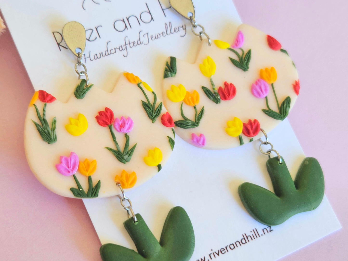 Tulips Statement Earrings