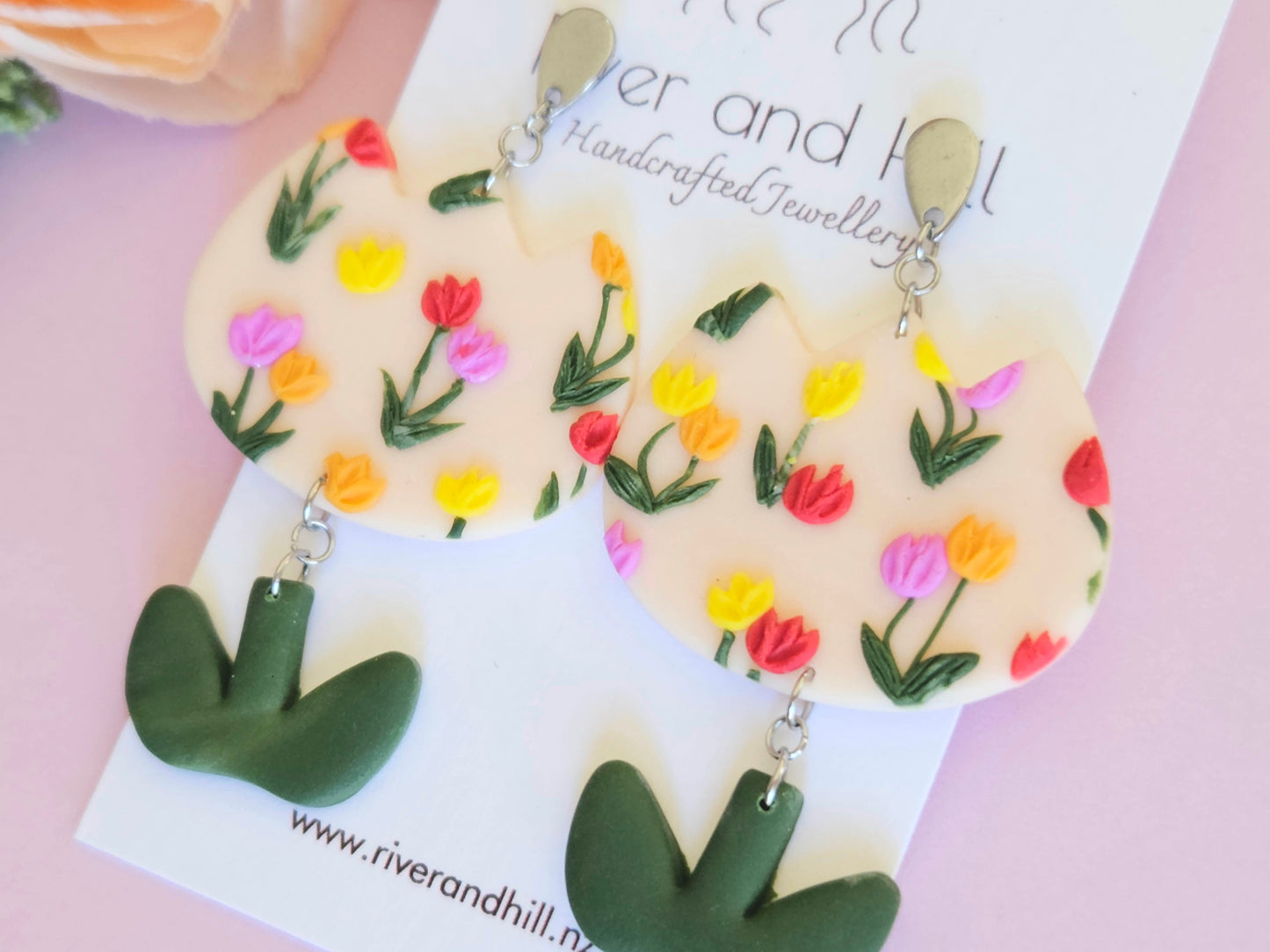 Tulips Statement Earrings